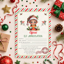 Certificat d'appréciation de l'elfe de Noël | Vaca