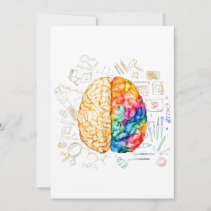 Invitation Cerveau Coloré - Science Et Art - Neuroscience Ne