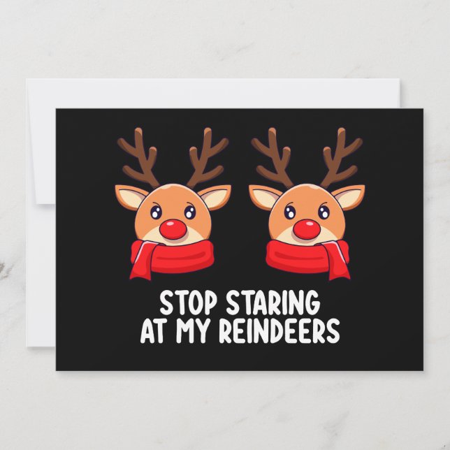 Invitation Cessez De Reprendre Mes Vacances De Noël (Devant)