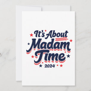 Invitation C'est à propos de Madame Time Kamala Harris Ekecti