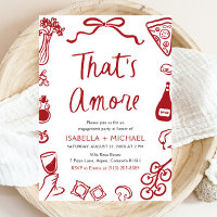 C'est Amore Whimsical Italian Engagement Party