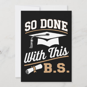 Invitation C'Est Ce Qu'On Fait Avec Ce Baccalauréat BS Diplôm