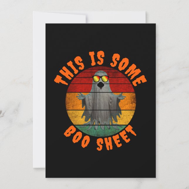 Invitation C'est du papier toilette drôle fantôme vintage (Devant)