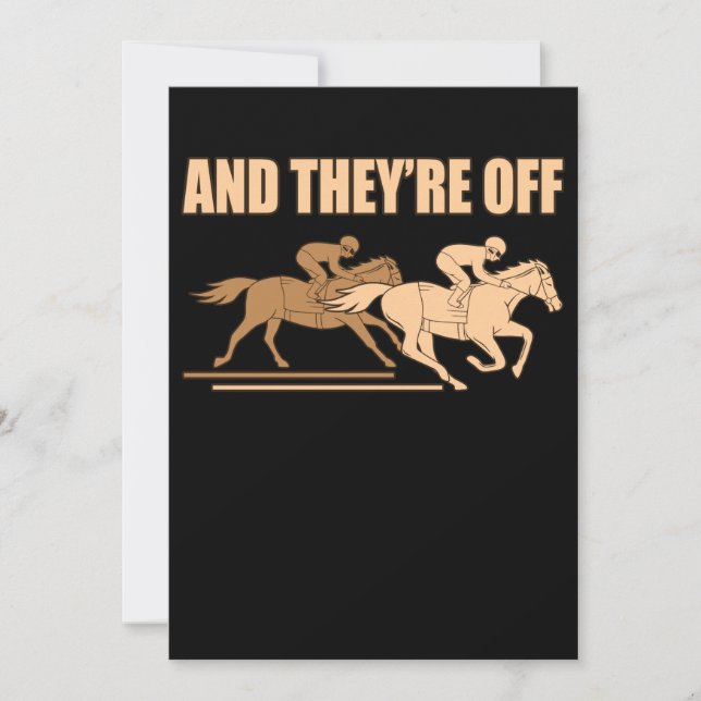 Invitation C'est Hors Cheval Racing Barrel Racer Horses Race (Devant)