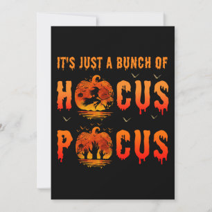 Invitation C'est juste une bande d'Halloween Hocus Pocus