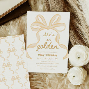 Invitation C'est la fête des 10 ans de la fille d'or