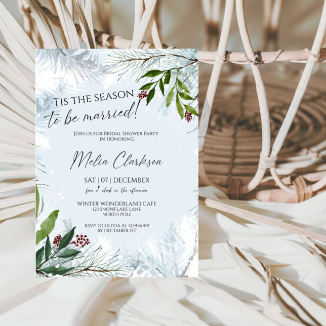 Invitation C'est la saison de se marier Réception de mariage  (Créateur téléchargé)