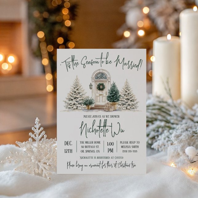 Invitation C'est la saison des mariages !  Shower de mariage (Créateur téléchargé)