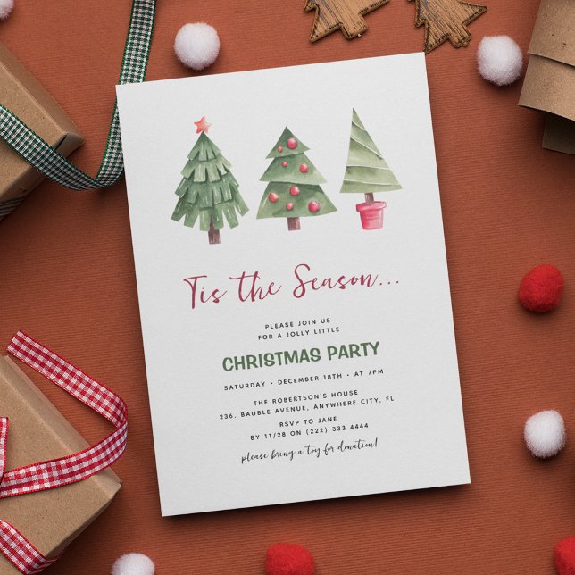 Invitation C'est la saison... Fête de Noël (Créateur téléchargé)