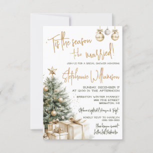 Invitation 'C'est la saison pour être marié ! Fête des mariée