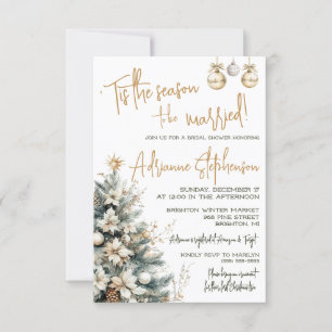 Invitation 'C'est la saison pour être marié ! Fête des mariée