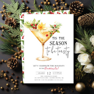 Invitation 'C'est la saison pour être Toasty! Cocktail