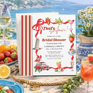 Invitation C'est l'Amore Mariage Italien Fantaisiste