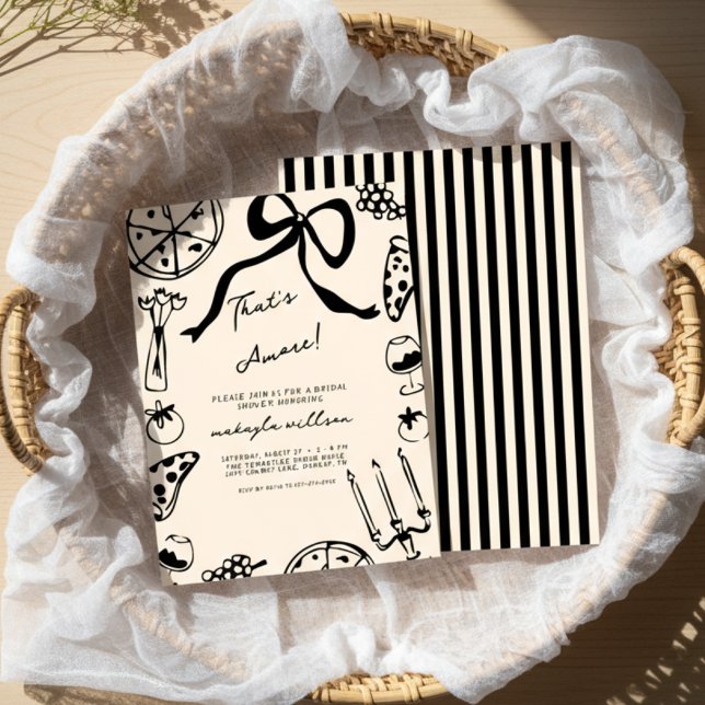 Invitation C'est l'Amour Mariage enterrement de vie de jeune  (Créateur téléchargé)