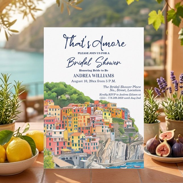 Invitation C'est l'Amour Réception de Mariage Riviera Italien (Créateur téléchargé)