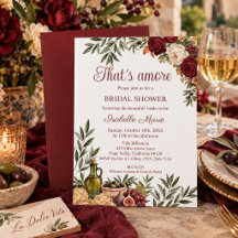 C'est l'Amour Shower de Mariage d'Automne