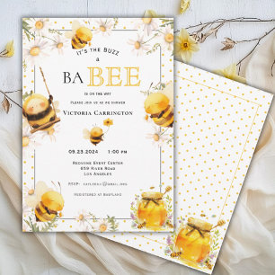 Invitation C'est le Baby shower Buzz Bumble Bee
