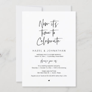 Invitation C'est le moment de célébrer, Mariage en fuite, Noi