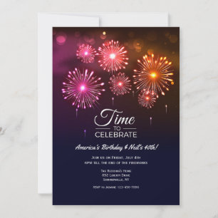 Invitation C'est le moment de faire la fête