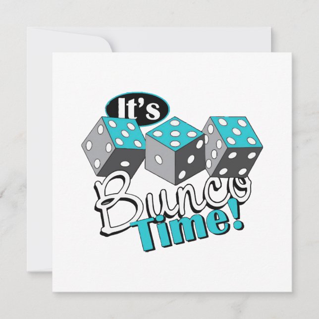 Invitation C'est l'heure de Bunco ! (Devant)