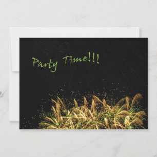 Invitation C'est l'heure de faire la fête