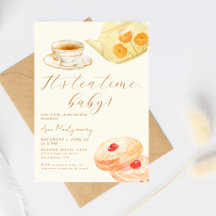 C'est l'heure du thé Bébé Vintage Baby Shower