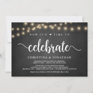 Invitation C'est maintenant temps de célébrer, Fête de Fuite 