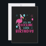 Invitation C'est mon 60e anniversaire Amour de Flamant rose a<br><div class="desc">Funny Flamingo Gift for men,  Gift for women,  wife,  husband,  son,  daughter,  grandson,  granddaughter. Design Gift Idea for Birthday,  Christmas,  Anniversary,  Fathers day,  Mothers Day,  matching outfit men,  women,  father,  wife,  teacher.</div>