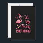Invitation C'Est Mon Flocking Anniversaire Funny Flamant rose<br><div class="desc">Funny Flamingo Gift for men,  Gift for women,  wife,  husband,  son,  daughter,  grandson,  granddaughter. Design Gift Idea for Birthday,  Christmas,  Anniversary,  Fathers day,  Mothers Day,  matching outfit men,  women,  father,  wife,  teacher.</div>