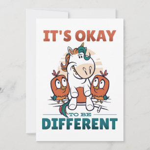 Invitation C'est OK d'être différent