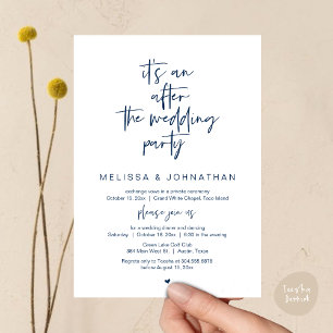 Invitation C'est un après la fête de mariage, l'élévation Mar