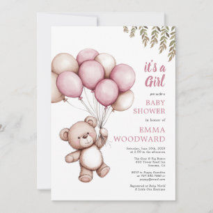 Invitation C'est un Baby shower à ballets à chiots