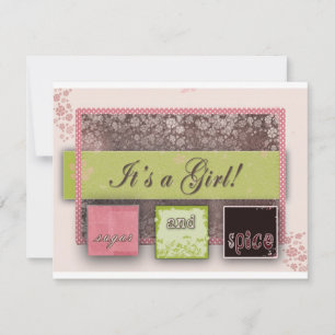 Invitation C'est un Baby shower féminin