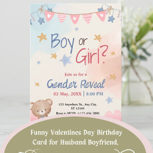 Invitation C'est un Bassin d'ours en peluche ! Révélation du