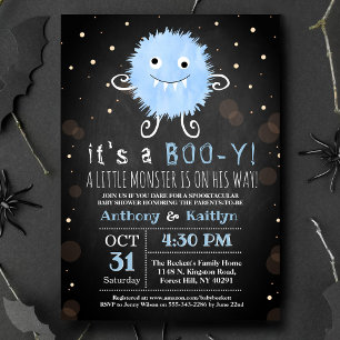 Invitation C'est un boo-y ! Baby shower d'Halloween de Little