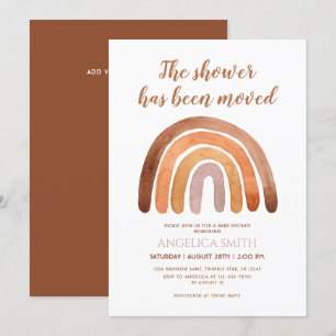Invitation C'est un garçon - Boho Rainbow Baby shower I