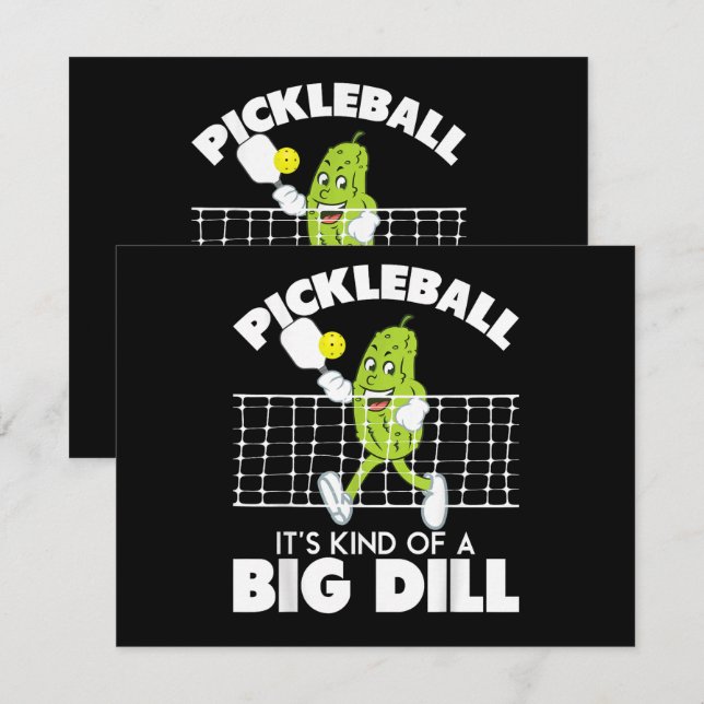 Invitation C'est un peu une grosse affaire - Palette de pickl (Devant / Derrière)