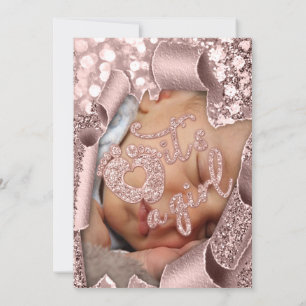 Invitation C'est un pied de fille Photo personnalisée Nouveau