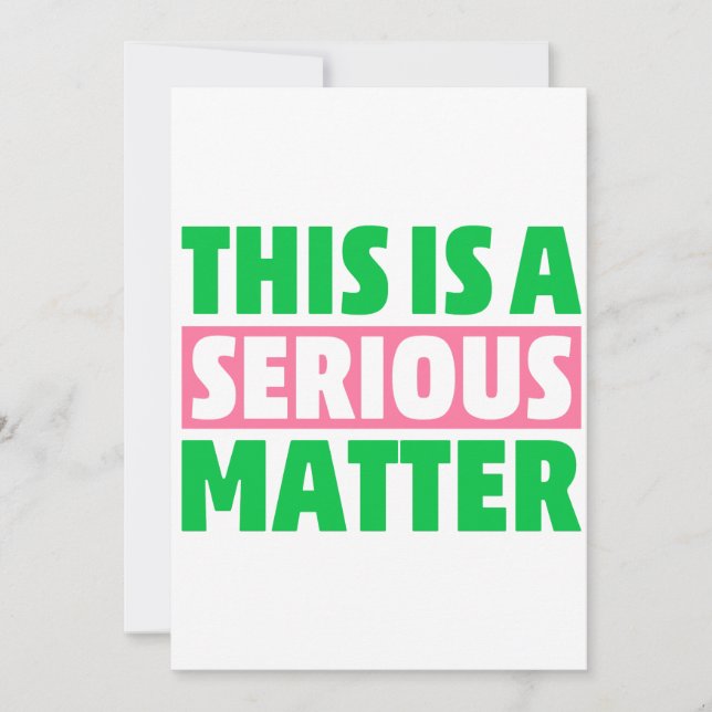 Invitation C'est une affaire sérieuse 1908 AKA (Devant)