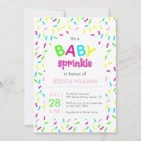 C'est une Baby Sprinkle Shower Rainbow Sprinkles