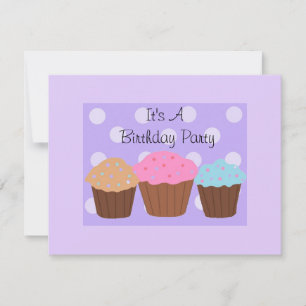 Invitation C'est une fête d'anniversaire