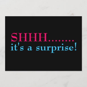 Invitation C'est une fête d'anniversaire surprise ! TRENTE