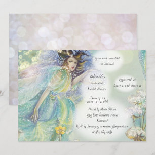 Invitation C'est une Fête des mariées Fairy Happy