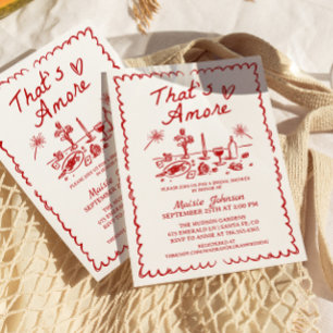 Invitation C'est une Fête des mariées inspirée par le françai