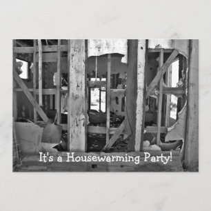 Invitation C'est une fête du réchauffement de la maison ! des