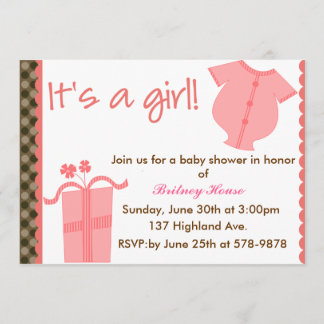 Invitation C'est une fille !