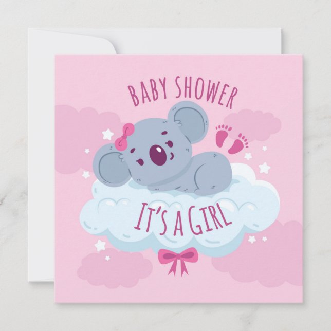 Invitation C'est une fille (Devant)