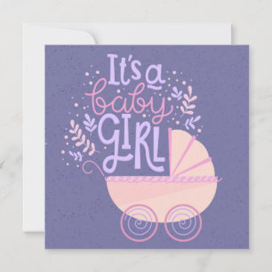 Invitation C'est une fille