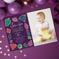 C'est une Gem Crystals Gemstone Kid Photo Annivers