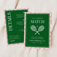 C'est une parfaite Match Tennis Bachelorette